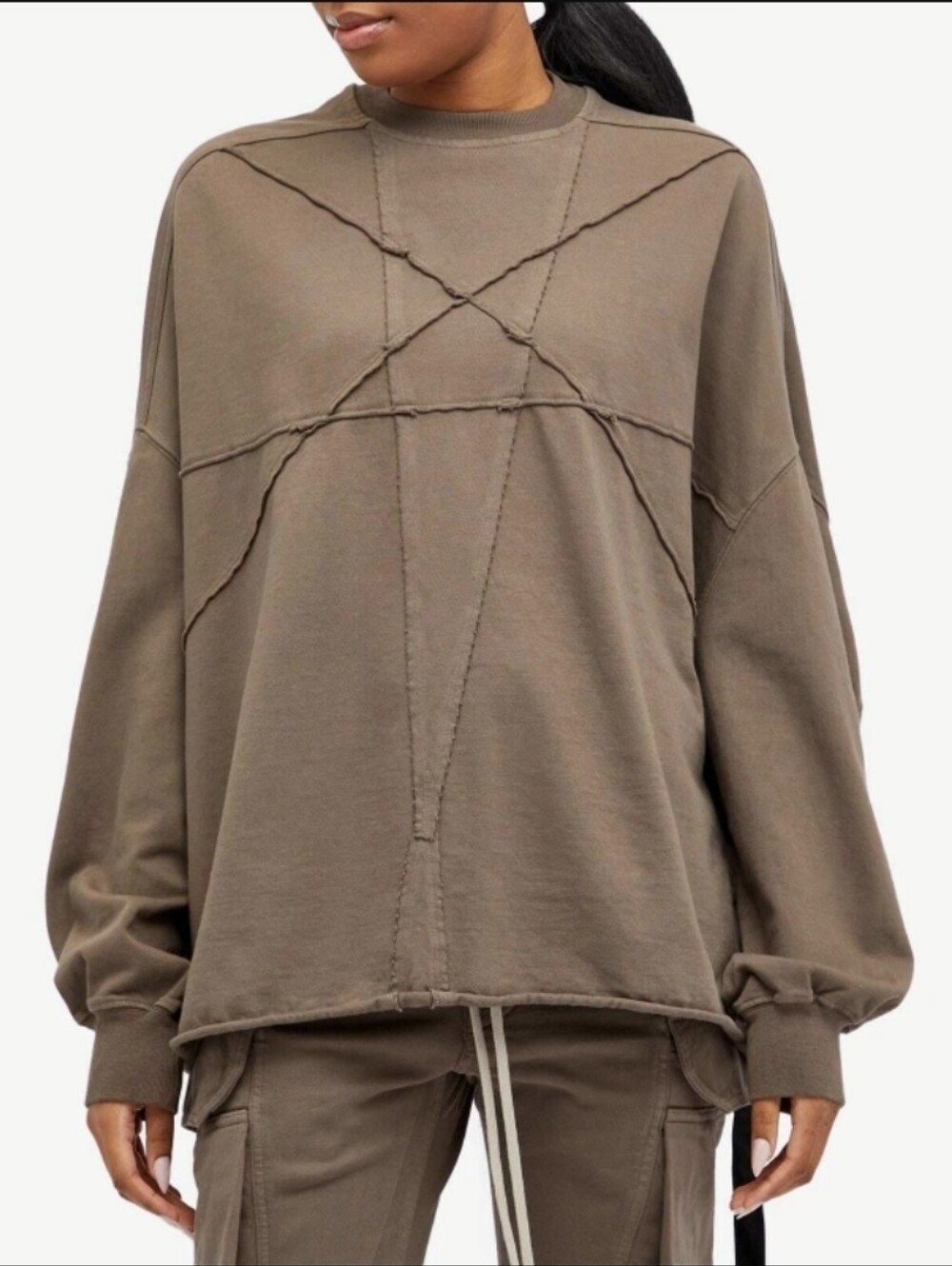Rick Owens Subhuman DRKSHDW Women's Crater T-Shirt in Green
